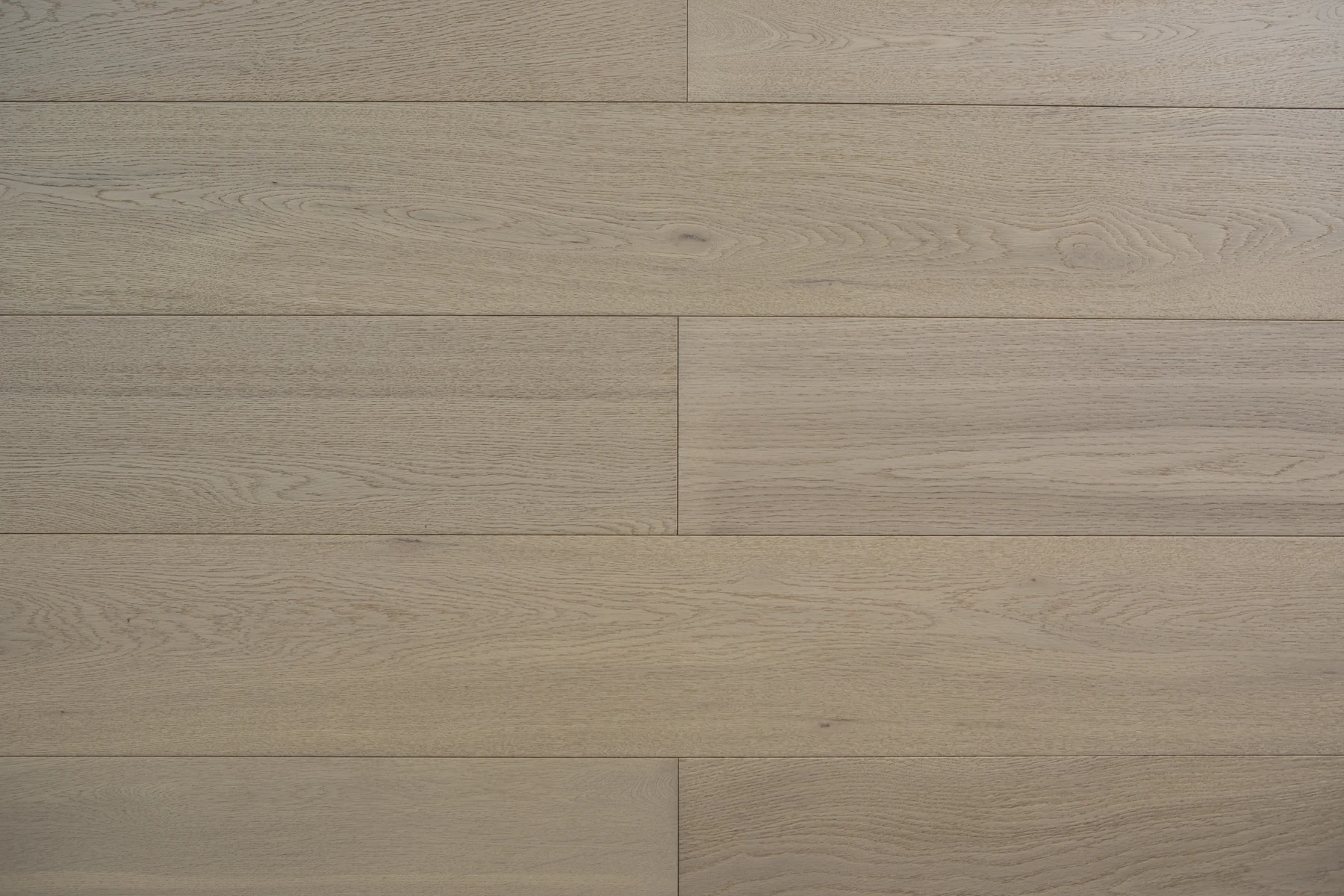 Oak flooring boards showing the natural grain and variation